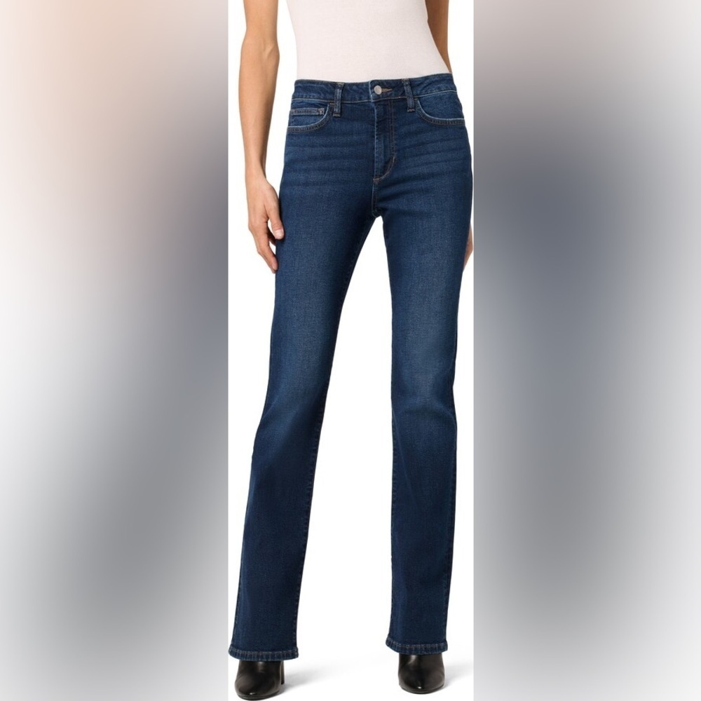 Joe’s Jeans Dark Blue Boot Cut High Rise Jeans Sz 24 NWT Mid Rise